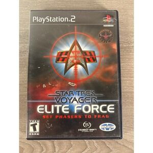 Star Trek Voyager Elite Force PlayStation 2 PS2 Majesco 2001 SLUS-20227 NTSC-U/C